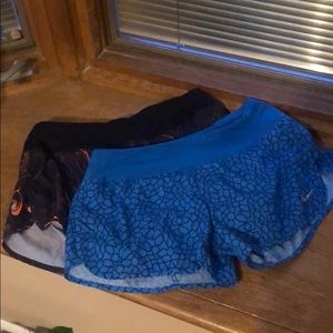 2 Dri fit Nike running shorts! Size small